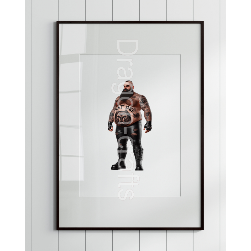 Print of design (option to be framed) - Tattoo Guy - 2
