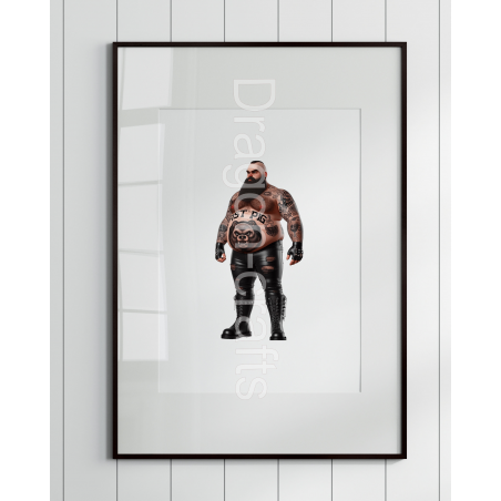 Print of design (option to be framed) - Tattoo Guy - 2