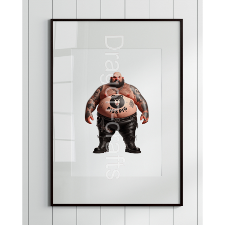 Print of design (option to be framed) - Tattoo Guy - 41