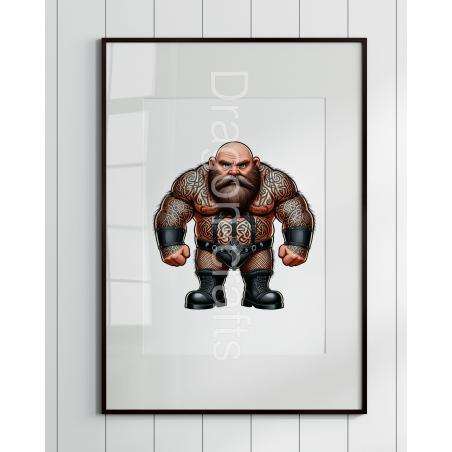 Print of design (option to be framed) - Tattoo Guy - 50