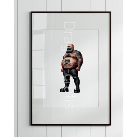 Print of design (option to be framed) - Tattoo Guy - 54