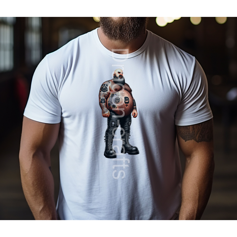 Regular Size T-Shirt  - Tattoo Guy - 32