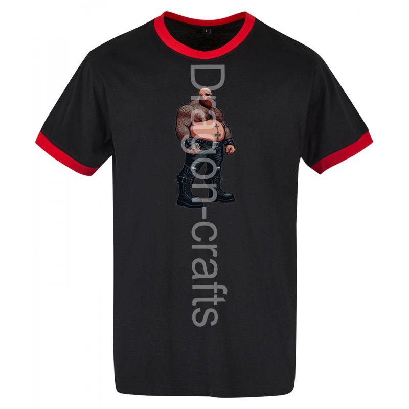 Ringer Tee - Tattoo Guy - 40