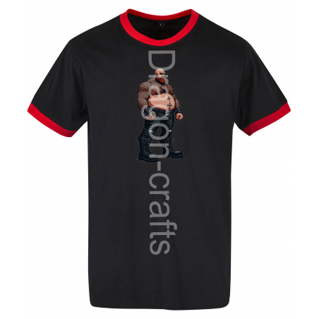 Ringer Tee - Tattoo Guy - 40