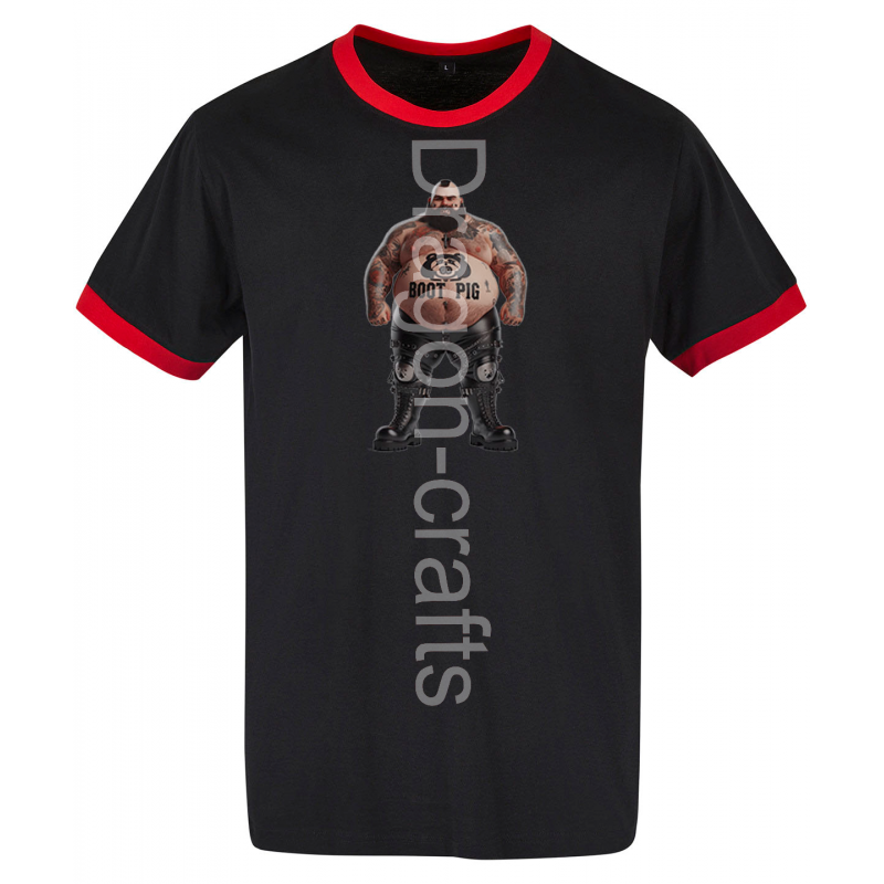 Ringer Tee - Tattoo Guy - 44