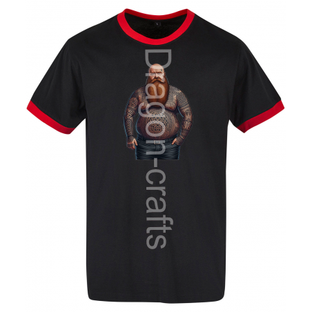 Ringer Tee - Tattoo Guy - 7