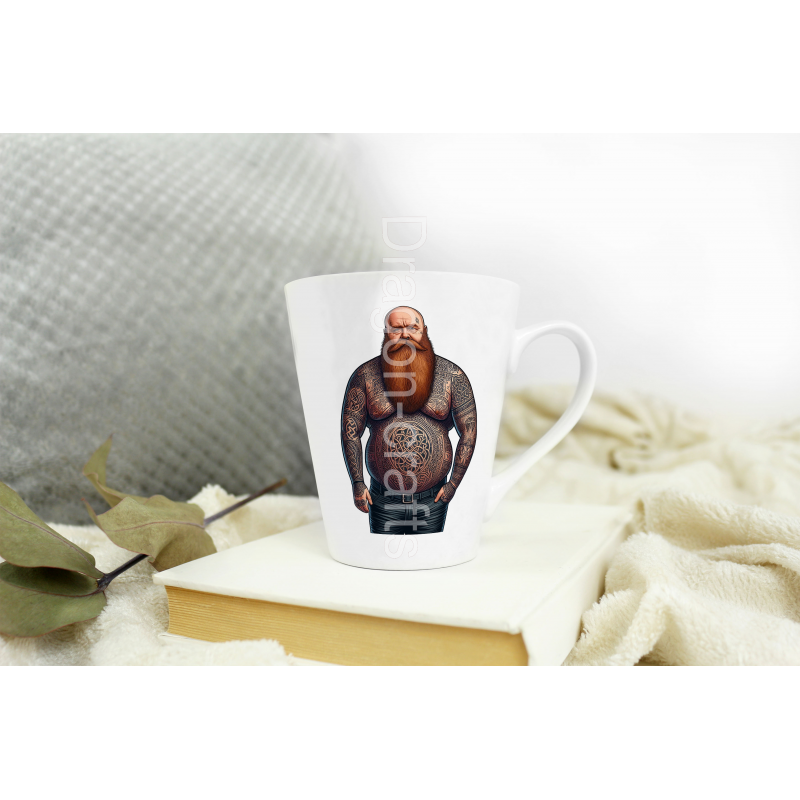Short Latte Mug - Tattoo Guy - 6