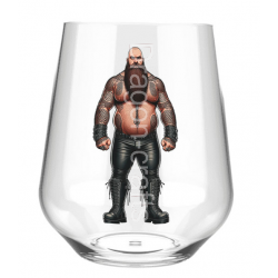 Stemless Wine Glass - Tattoo Guy - 22