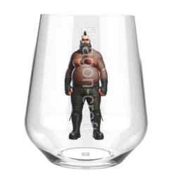 Stemless Wine Glass - Tattoo Guy - 26