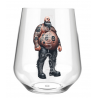 Stemless Wine Glass - Tattoo Guy - 32