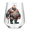 Stemless Wine Glass - Tattoo Guy - 7
