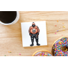 CERAMIC TILE COASTER/ TRIVET - Tattoo Guy - 20
