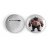 25mm Round Metal Badge - Tattoo Guy - 37