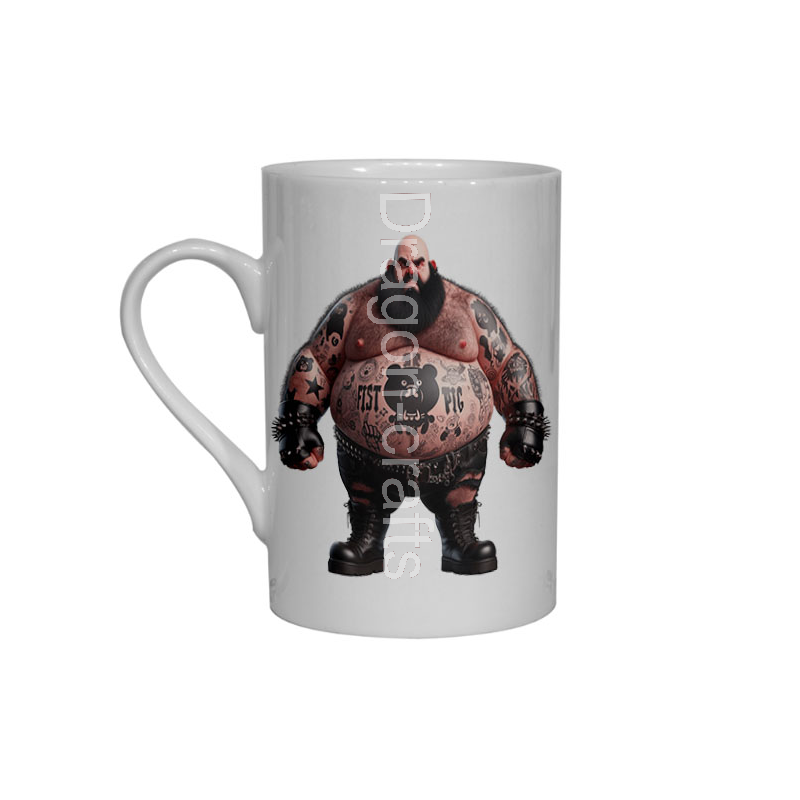 Bone China Mug  - Tattoo Guy - 37