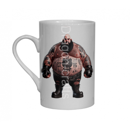 Bone China Mug  - Tattoo Guy - 37