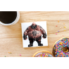 CERAMIC TILE COASTER/ TRIVET - Tattoo Guy - 37