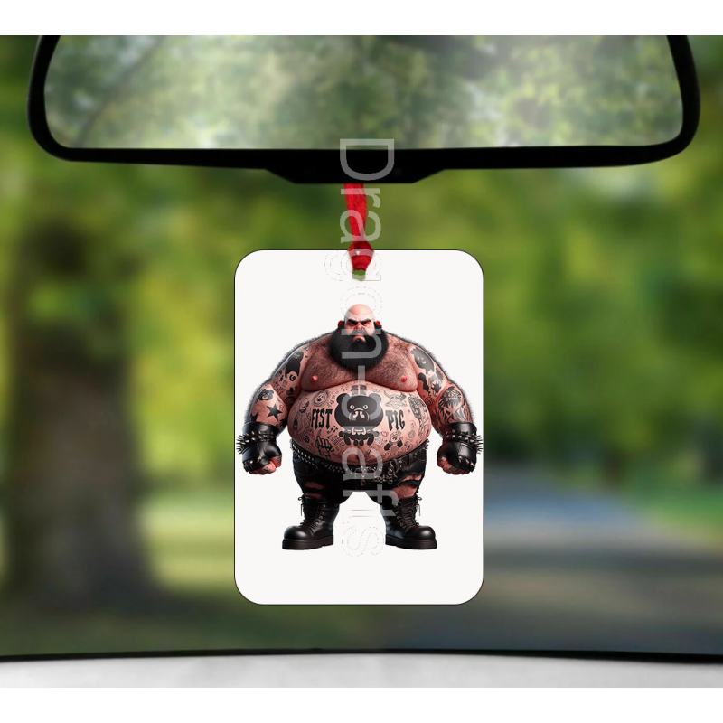 Hanging Air Freshener - Tattoo Guy - 37