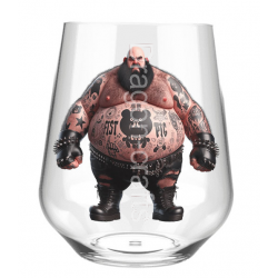 Stemless Wine Glass - Tattoo Guy - 37