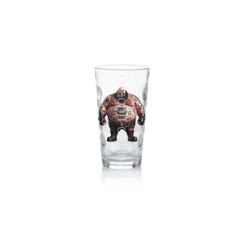 Highball Glass - Tattoo Guy - 45