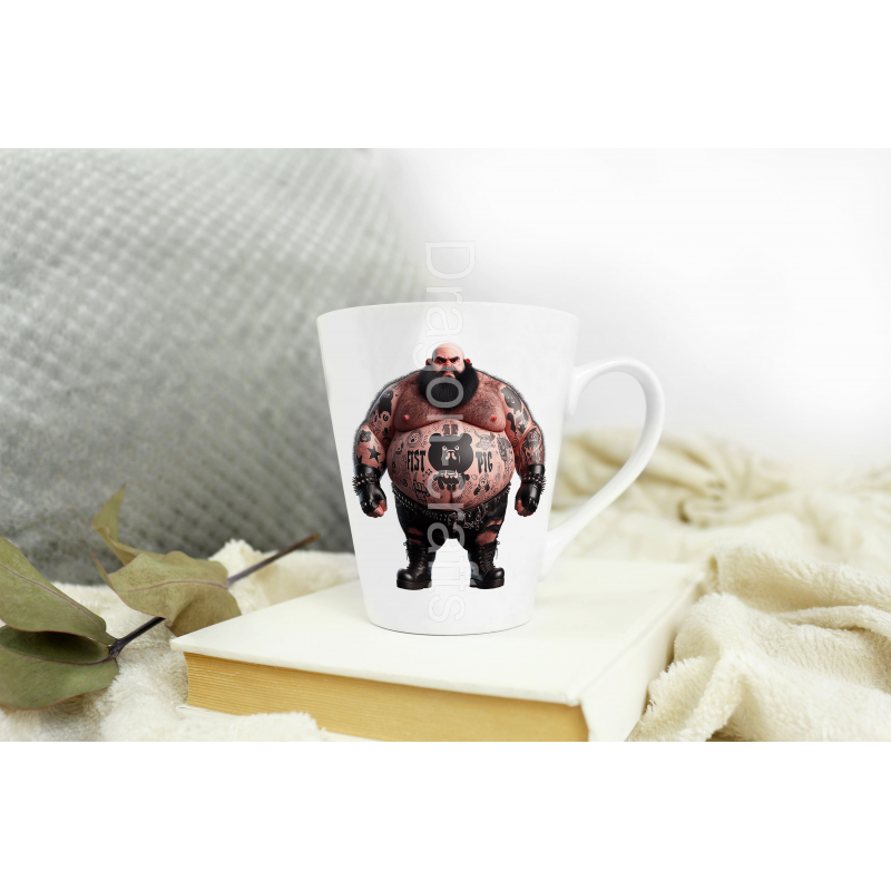 Short Latte Mug - Tattoo Guy - 45