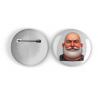 25mm Round Metal Badge - Leather Guy - 22