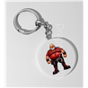 35mm Round Keyring - Leather Guy - 14