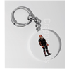 35mm Round Keyring - Leather Guy - 16