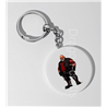 35mm Round Keyring - Leather Guy - 17