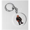 35mm Round Keyring - Leather Guy - 3