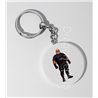 35mm Round Keyring - Leather Guy - 35