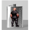 8oz Hip Flask - Leather Guy - 12