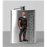 8oz Hip Flask - Leather Guy - 16