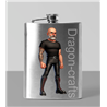 8oz Hip Flask - Leather Guy - 24