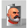 8oz Hip Flask - Leather Guy - 8