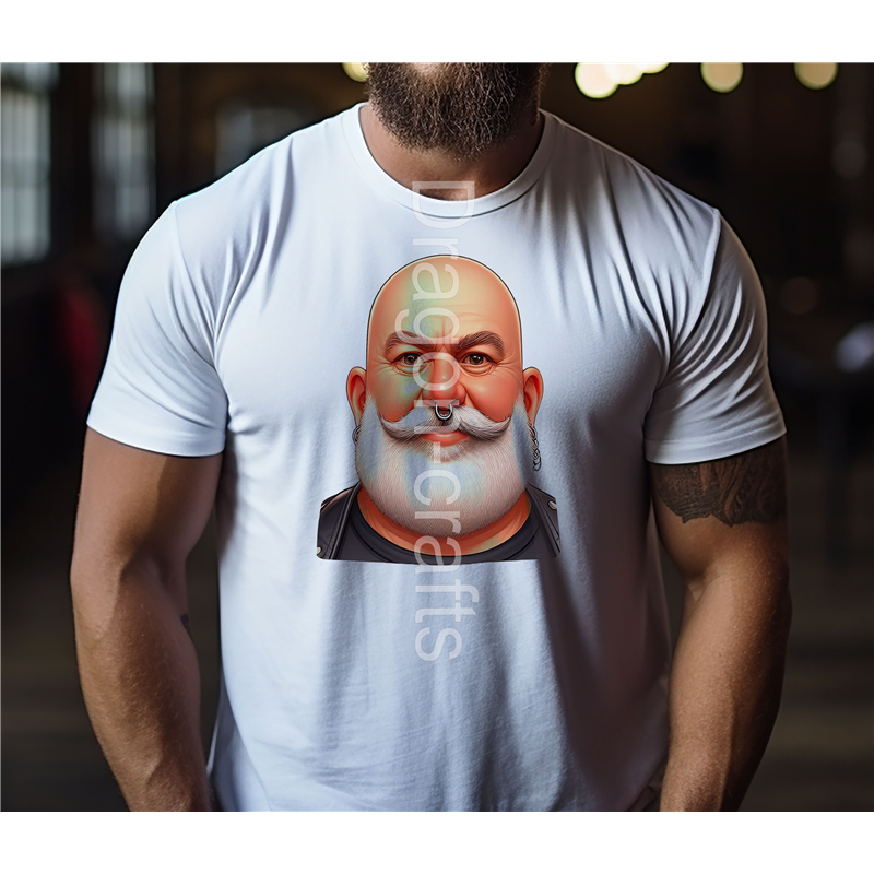 Big and Tall T-Shirt - Leather Guy - 22