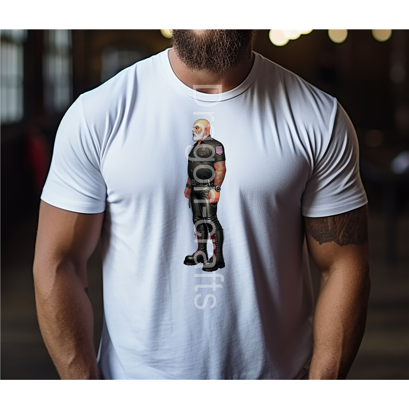 Big and Tall T-Shirt - Leather Guy - 26 Big and Tall T-Shirt - Leather Guy - 26
