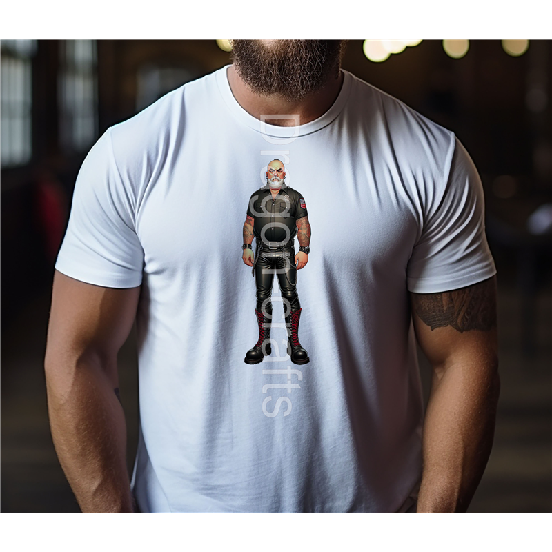Big and Tall T-Shirt - Leather Guy - 37 Big and Tall T-Shirt - Leather Guy - 37