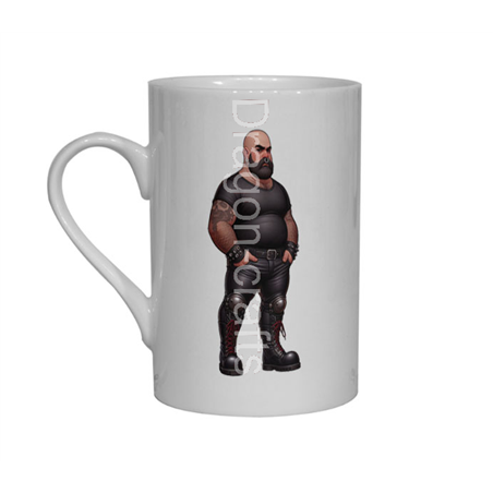 Bone China Mug  - Leather Guy - 11