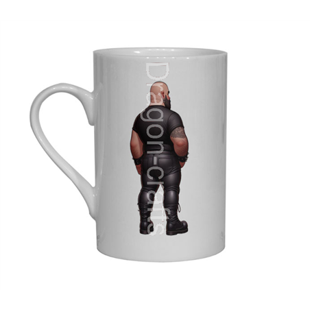 Bone China Mug  - Leather Guy - 12