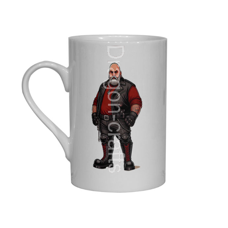 Bone China Mug - Leather Guy - 17 Bone China Mug - Leather Guy - 17
