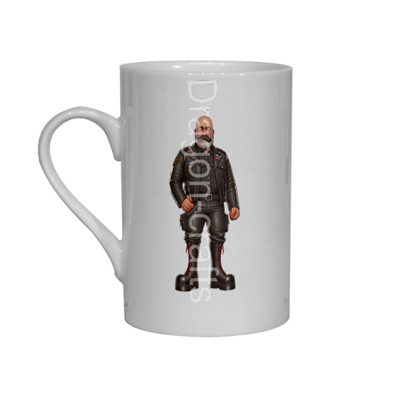 Bone China Mug  - Leather Guy - 2