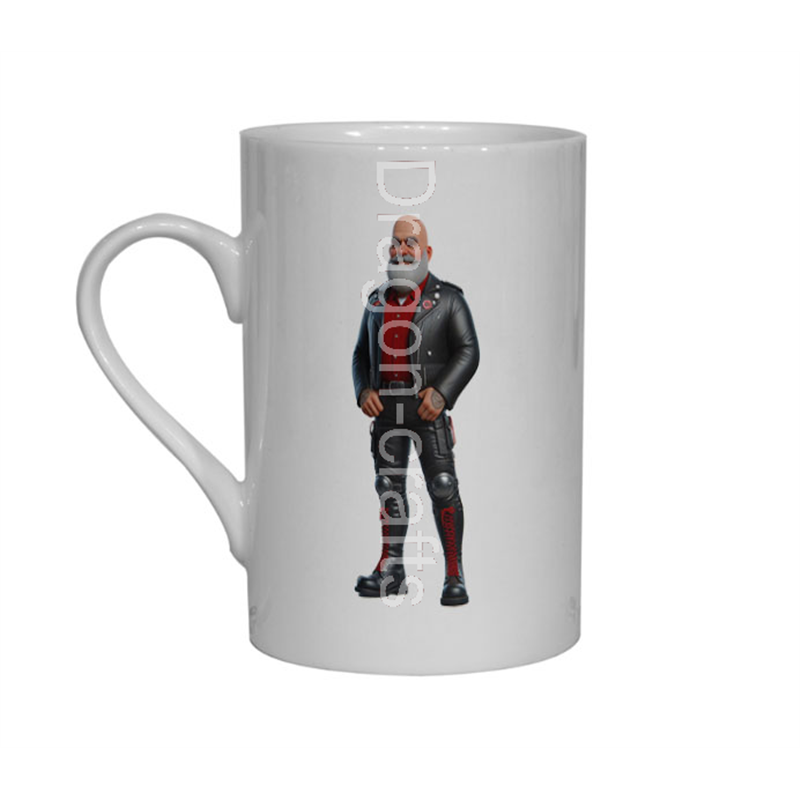 Bone China Mug  - Leather Guy - 20