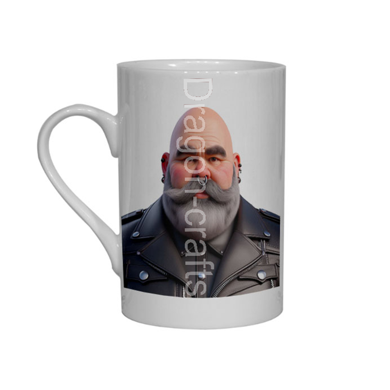 Bone China Mug  - Leather Guy - 23