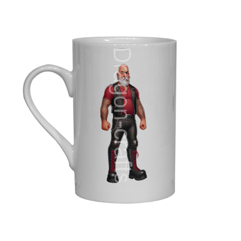 Bone China Mug  - Leather Guy - 27