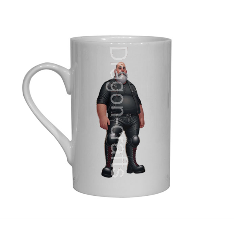 Bone China Mug  - Leather Guy - 28