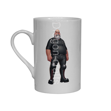 Bone China Mug  - Leather Guy - 28