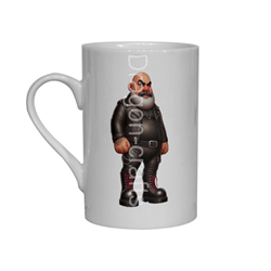 Bone China Mug  - Leather Guy - 3