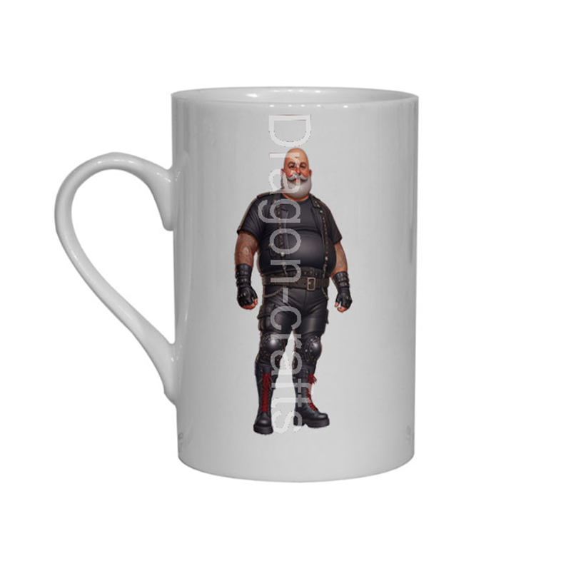 Bone China Mug - Leather Guy - 35 Bone China Mug - Leather Guy - 35