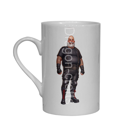 Bone China Mug  - Leather Guy - 35
