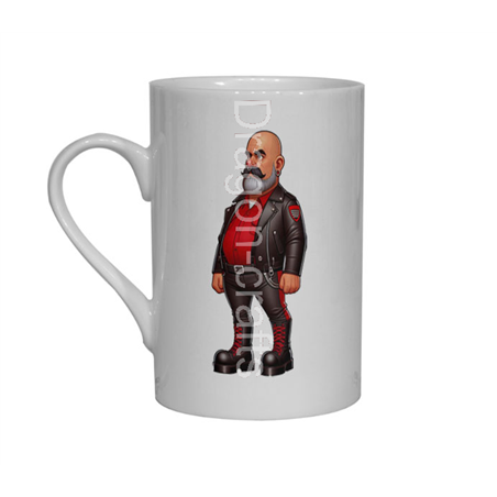 Bone China Mug  - Leather Guy - 38